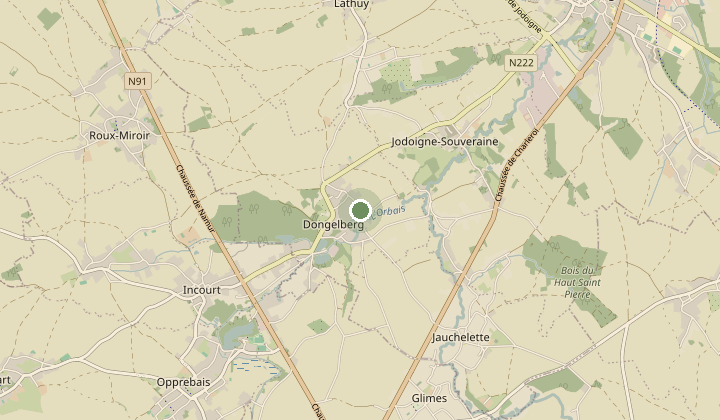 Carte du point de collecte Jodoigne, 53 Chemin des Roches 1370 Dongelberg (Jodoigne)